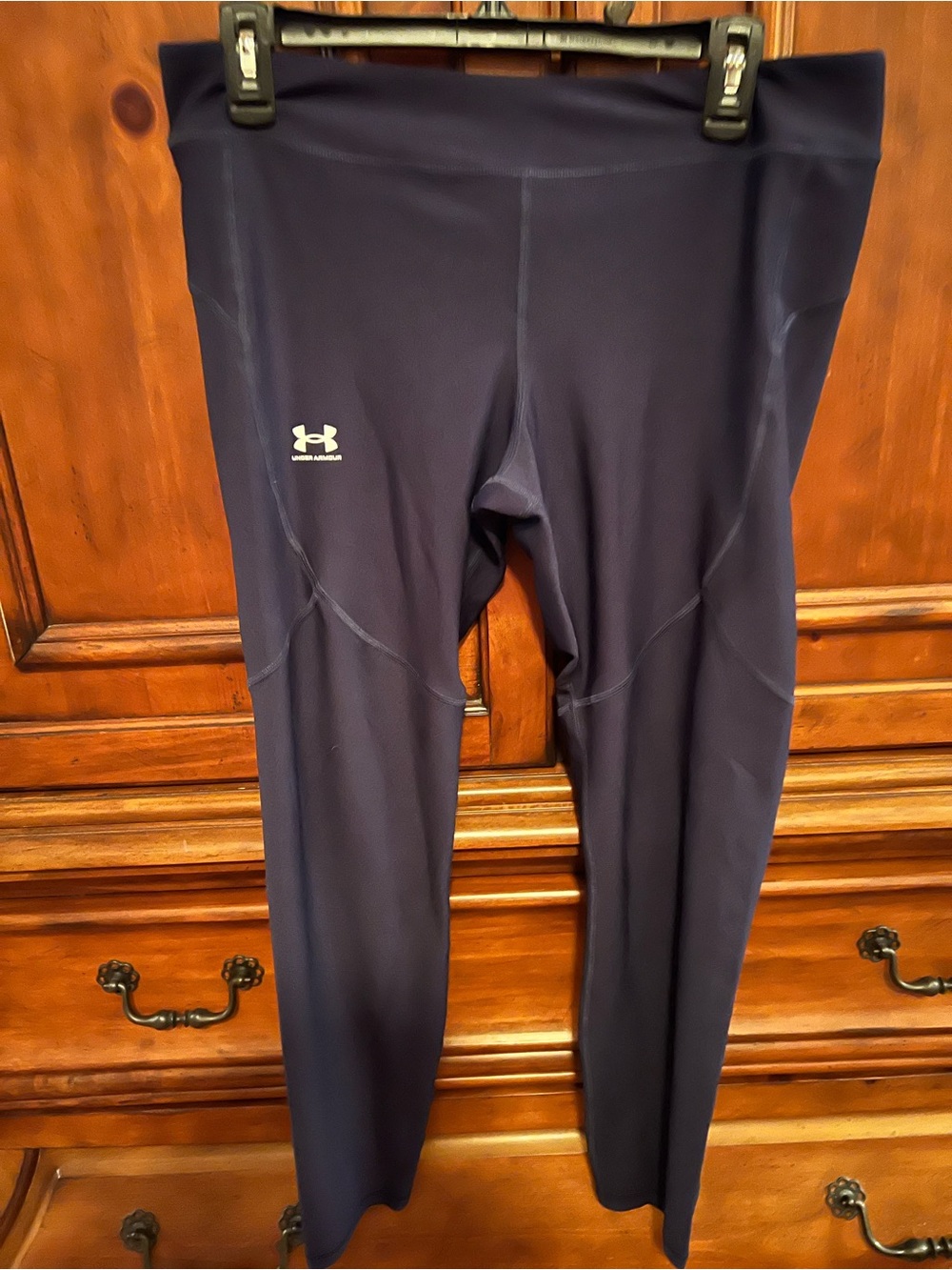 Under Armour HeatGear Compression Leggings in Navy